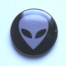 Grey Alien 25mm Button Pin Badge UFO Area 51 E.T. Extraterrestrial Conspiracy