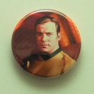 Star Trek Captain Kirk 25mm Button Pin Badge startrek starship enterprise