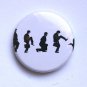 Monty Python Flying Circus "Ministry of Silly Walks" 25 mm Badge Retro BBC TV