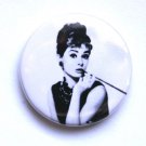 Audrey Hepburn 25mm (1 inch) Badge Breakfast at Tiffany's Truman Capote