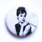 Audrey Hepburn 25mm (1 inch) Badge Breakfast at Tiffany's Truman Capote