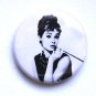Audrey Hepburn 25mm (1 inch) Badge Breakfast at Tiffany's Truman Capote