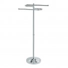 Towelholder floor standing Hand polished Satin Nickel finish