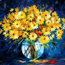 YELLOW ON BLUE