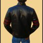 1970's cafe racer style Retro PU leather jacket