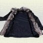 Silver Fox Fur Collar Leather Jacket