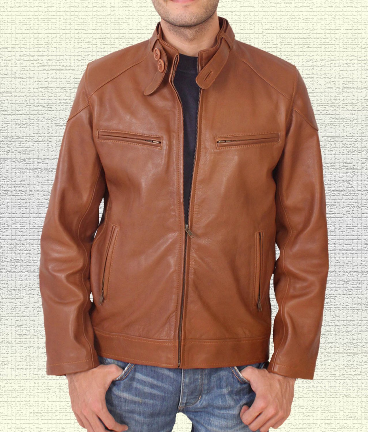 COW LEATHER JACKET