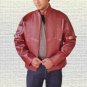 Chris Pratt Guardians of the Galaxy Men's Red Faux Leather Jacket