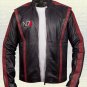 N7 MASS EFFECT 3 LEATHER JACKET 100% Handmade Real Leather Jacke Black Red Sizes