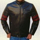 Retro Style 1940 Black Leather Jacket size Small-4XL Men