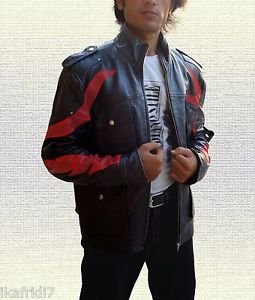 Men Prototype 2 PS3 Game James Heller Handmade Leather Jacket Small-5XL Black