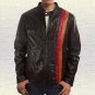 XMen Cyclops Scott Summers Handmade Brown Original Leather Jacket Size Small-5XL
