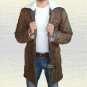 Mens 'BANE' Dark Knight Rises Handmade Sheep Leather Coat/Jacket Brown Sizes