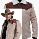 Yellowstone Jacket Kevin Costner John Dutton Cowboy Bomber Leather Jacket