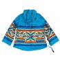 Kelly Reilly Jacket Beth Dutton Yellowstone Blue Hooded Wool Poncho Women Coat
