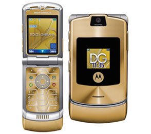 Motorola V3i - Dolce & Gabbana 'Gold' - FREE SHIPPING!