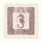 Caribbean Seahorse by Gretchen Shannon 12x12 Art Print Poster 147893