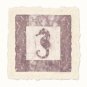 Caribbean Seahorse by Gretchen Shannon 12x12 Art Print Poster 147893