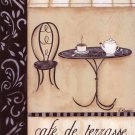 Caf De Terrasse by Kim Klassen 8x10 Art Print Poster 478056
