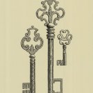 Antique Keys II by  Vision Studio 9.5x13 Art Print Poster 467761