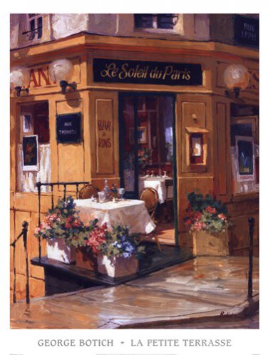La Petite Terrasse by George Botich 24x32 Art Print Poster 228594