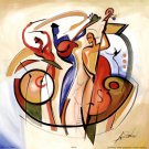 Blues Club IV by Alfred Gockel 8x8 Art Print Poster 489390