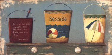 Water Pals I by Jill Ankrom 20x10 Art Print Poster 469922