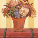 Flowers In Vase On Trunk by Marie Perpinan 12x16 Art Print Poster 255561