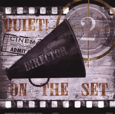 Quiet on the Set by Conrad Knutsen 12x12 Art Print Poster 690426