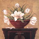 Zen Tulips by Jo Moulton 16x16 Art Print Poster 486175
