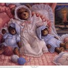 Sleepy-Time Bears by Janet Kruskamp 17x13 Art Print Poster 751565