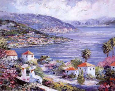 Woman Sightseeing by  La Foret 10x8 Art Print Poster 755657