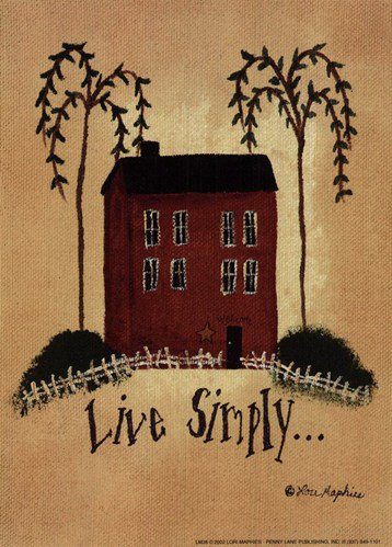 Live Simply by Lori Maphies 5x7 Art Print Poster 164711