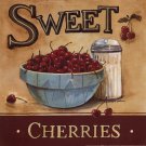 Sweet Cherries by Gregory Gorham 12x12 Art Print Poster 869469