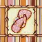 Bamboo Flip Flop II by Kathy Middlebrook 10x10 Art Print Poster 870517