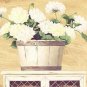 White Flowers In Wooden Bucket by David Col 10x8 Art Print Poster 255426