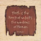 Faith Is The Key by Karen Tribett 12x12 Art Print Poster 656313