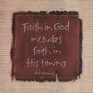 Faith In God by Karen Tribett 12x12 Art Print Poster 656310