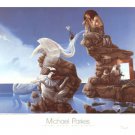 Swan Lake by Michael Parkes 31.5x27.5 Art Print Poster 44855