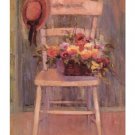 Garden Chair by Dawna Barton 5.750x7.750 Art Print Poster 193144