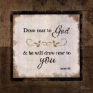 Draw Near To God by Jennifer Pugh 12x12 Art Print Poster 696142
