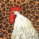 Cheetah Rooster by Barb Tourtillotte 12x12 Art Print Poster 872164