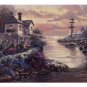 Lighthouse Point by Carl Valente 26x20 Art Print Poster 751689