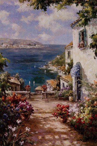 Citta Del Mare by  Paline 24x36 Art Print Poster 747773