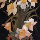 Daffodils at Dark by Leila Platt 12x36 Art Print Poster 544553