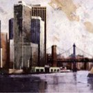 Arriving at Manhattan by Marti Bofarull 36x12 Art Print Poster 522589