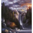 Misty Falls by James Lee 13x17 Art Print Poster 731392