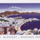 Mykonos Panorama by Thomas Mcknight 37.750x20 Art Print Poster 126150