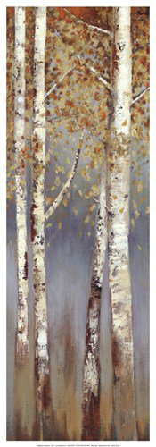 Butterscotch Birch Trees I by Allison Pearce 13x37 Art Print Poster 887908