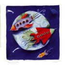 Passing Earth by Dona Turner 8.5x8.5 Art Print Poster 180952